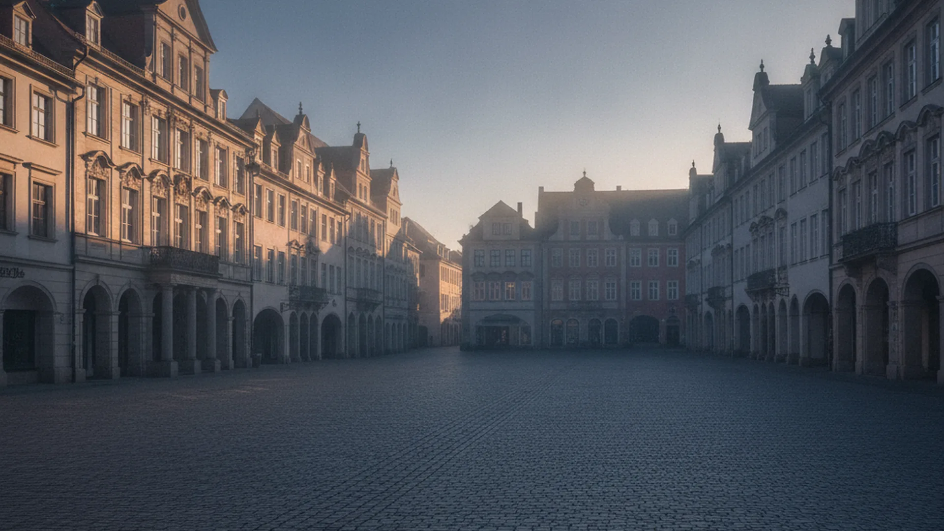 Historischer Marktplatz im Abendlicht — sinnbildlich für den Köthener Mittelstand